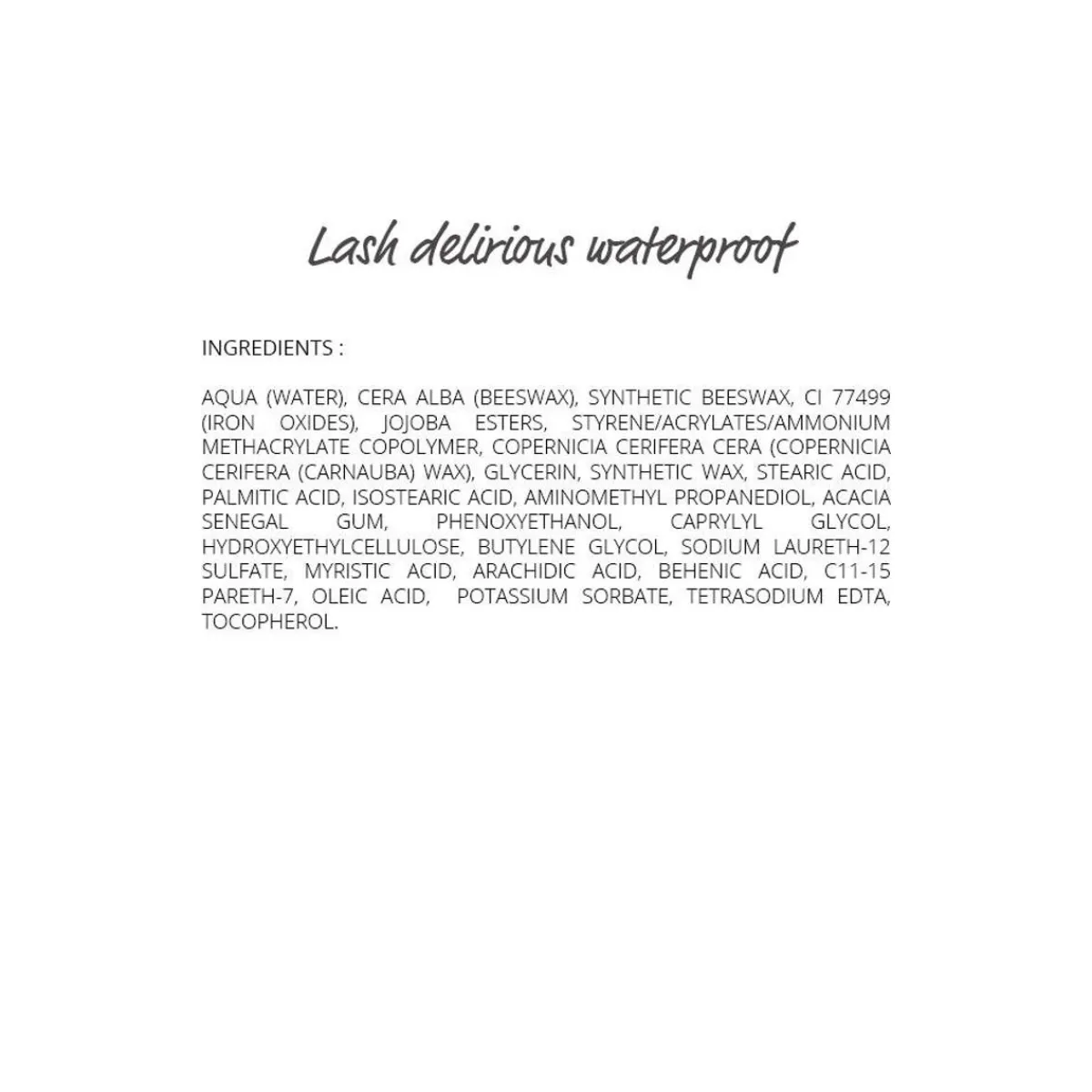 New Adopt Lash Delirious Waterproof