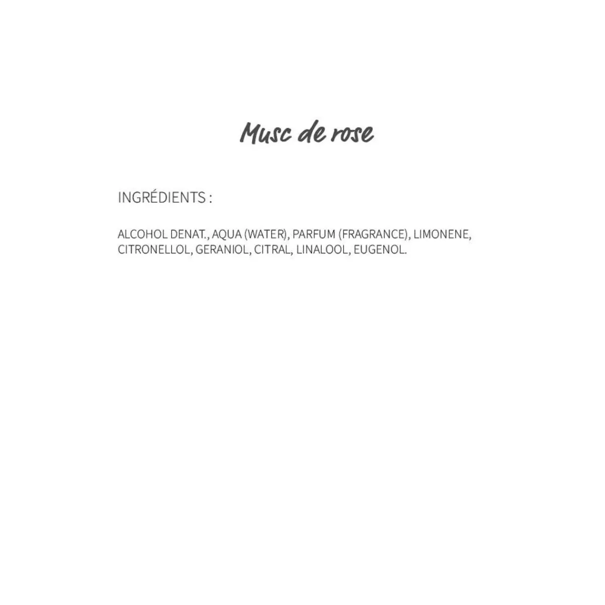 Outlet Adopt Musc De Rose